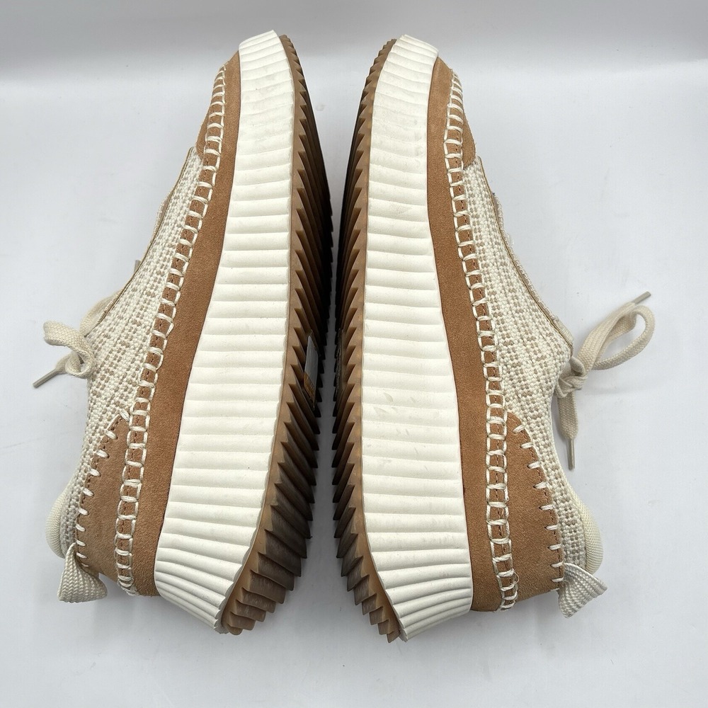 Dolce Vita Dolen Sneaker Womens Size 10 Tan And Cream - Picture 7 of 9